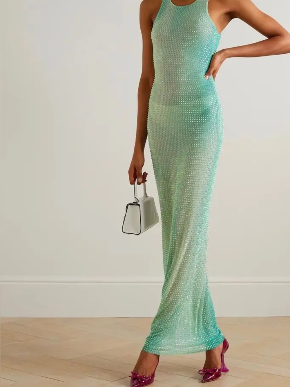 Self Portrait Rhinestone Dress Size 4